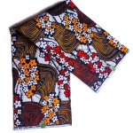 Small flowers African print fabric