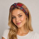 Mosema African Print Headwrap – headwrap styling view 1