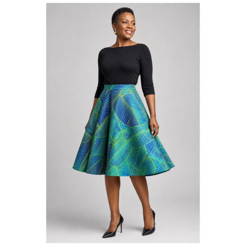Amasundu Flare Skirt on model