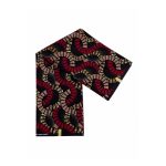 Crimson Orbit African Print Fabric draped fabric product view