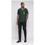 Isitshalo Botanical Resort Shirt styled with black tailored trousers