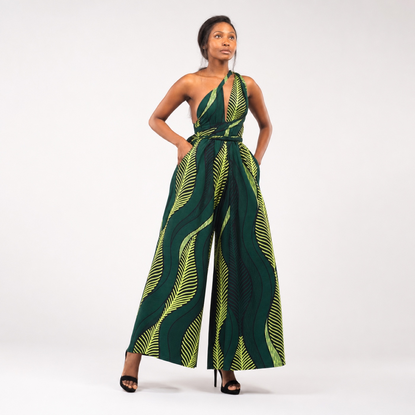 Isitshalo Infinity Palazzo Jumpsuit - front view