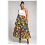 Mbala Flare Skirt on model