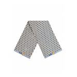 Pearl Compass Shweshwe Poly African Print Fabric - folded fabric view