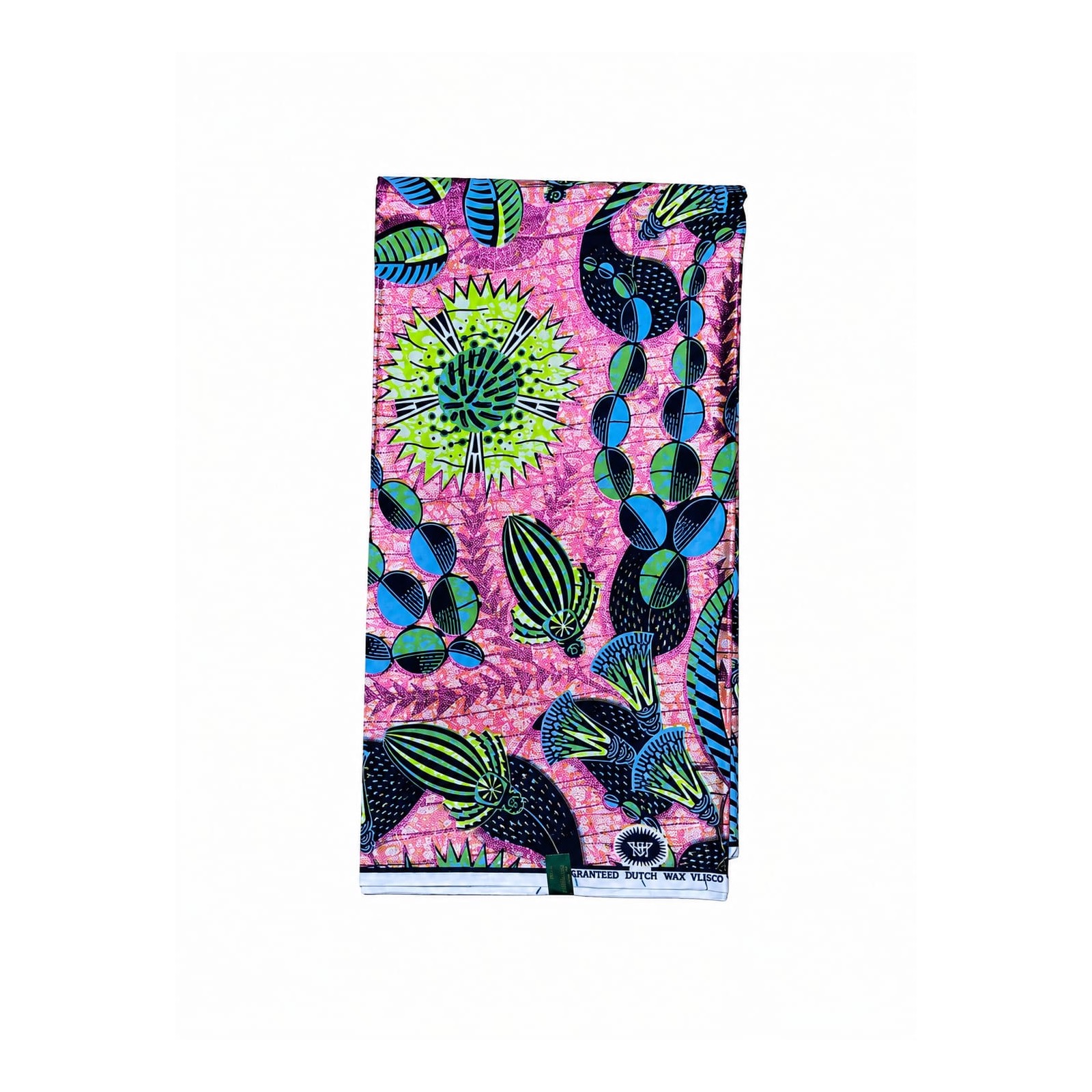Rosewood Harvest African Print Fabric – view 2 Rosewood Harvest African Print Fabric draped fabric product view