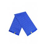 Royal Beaded Rings Shweshwe Poly African Print Fabric - folded fabric view