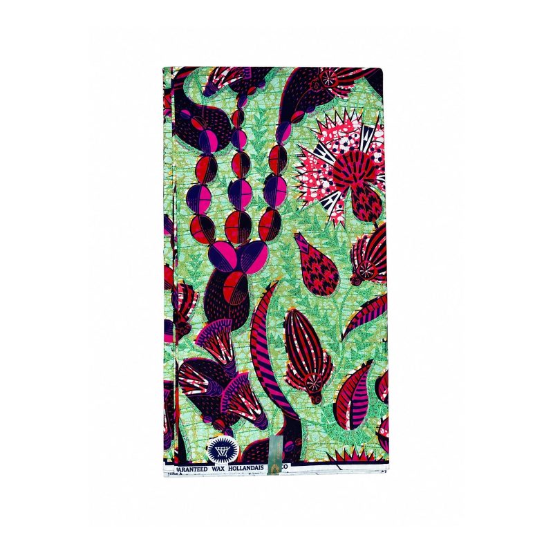 Tropical Harvest African Print Fabric folded fabric product view